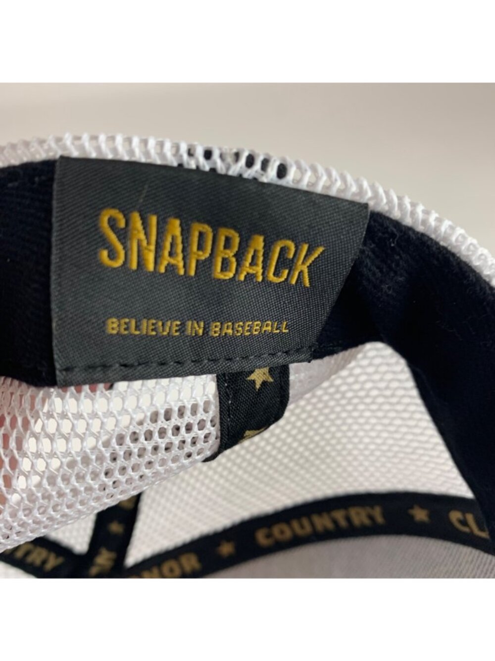 Baseballism Mens Black White Cactus Spring Training Snapback Trucker Hat - Picture 6 of 6